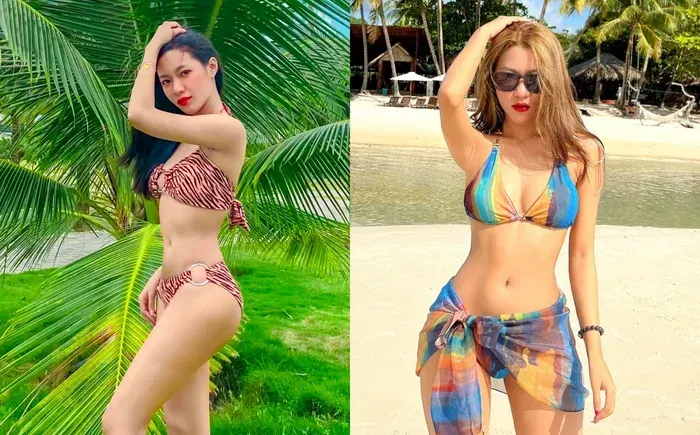Vợ Đình Triệu đốt mắt fan với loạt ảnh bikini táo bạo