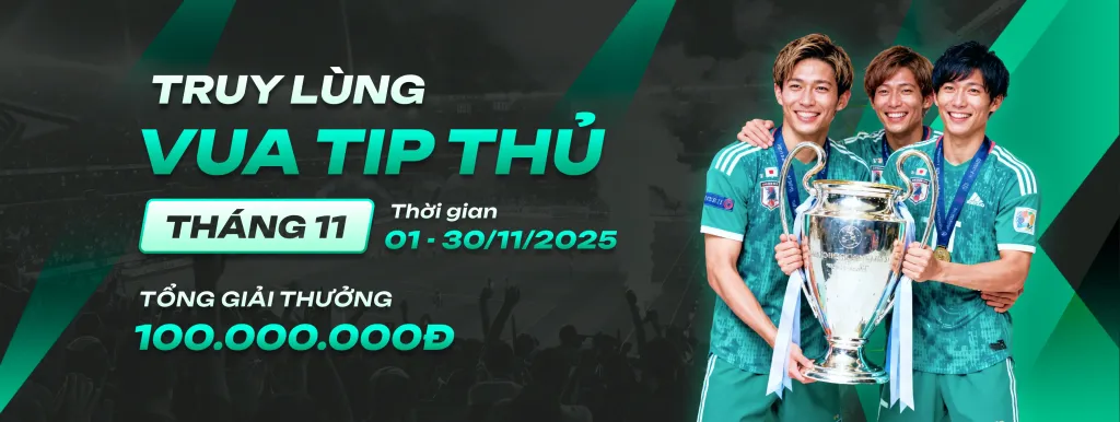 Tìm kiếm Ngôi Vương Tipster Tháng 11