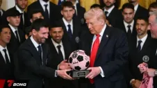 Messi Cười Tươi Khi Trump Ca Ngợi Ronaldo Tại Nhà Trắng