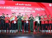 Thể Công Viettel đặt mục tiêu vô địch V.League 2025/26