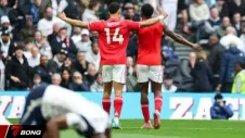 Tottenham gục ngã thảm hại 0-3 trước Nottingham Forest ngay trên sân nhà