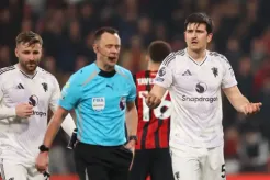 Bournemouth 2-2 Man Utd: Maguire nhận thẻ đỏ trong trận hoà tranh cãi