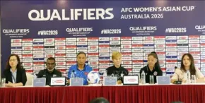 Họp báo bảng E vòng loại giải bóng đá nữ châu Á 2026: Mục tiêu của Việt Nam