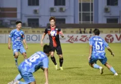 Hoàng Đức và đồng đội đứt mạch thắng kỷ lục ở giải hạng Nhất