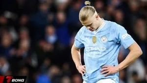 Man City đứng trước nguy cơ mất ngôi vương khi Haaland sa sút phong độ trầm trọng