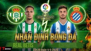 Nhận định Real Betis vs Espanyol ngày 04/04 – Cơ hội vàng cho Chích chòe phục hồi