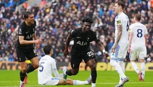 Kudus 'mở tài khoản', Tottenham giành 3 điểm nghẹt thở trước Leeds