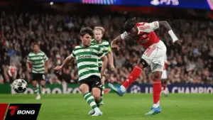 Hàng công bế tắc, Arsenal hòa không bàn thắng trước Sporting CP