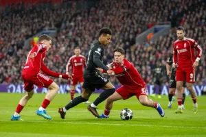 Cú đúp của Dembele tiễn Liverpool khỏi Champions League