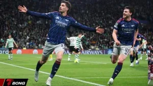 Sporting thua Arsenal 0-1 sau 17 trận bất bại khi Havertz ghi bàn phút cuối