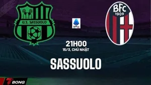 Nhận định Sassuolo vs Bologna vòng 29 Serie A ngày 15/03 và dự đoán tỷ số