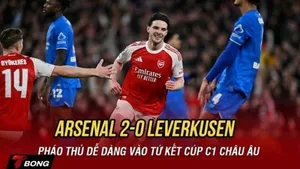 Arsenal 2-0 Leverkusen: Siêu phẩm của Eze và tấm vé đi tiếp thuyết phục