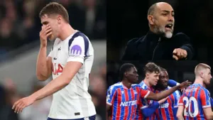 Tottenham 1 - 3 Crystal Palace: "Gà trống" lâm nguy, áp sát nhóm xuống hạng