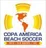 Logo for America Conmebo Copa Beach Soccer 2014