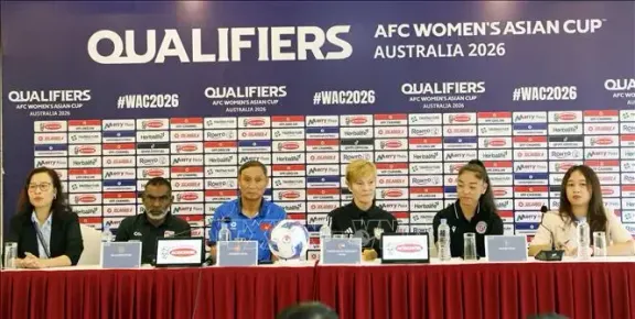 Họp báo bảng E vòng loại giải bóng đá nữ châu Á 2026: Mục tiêu của Việt Nam