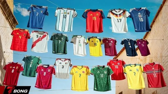 Xếp hạng 22 mẫu áo đấu World Cup 2026 đã ra mắt tính đến hiện tại