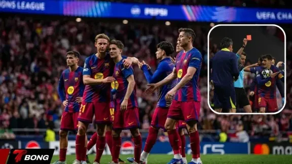 Thẻ Đỏ Tai Hại - Barca Ngậm Ngùi Rời Champions League