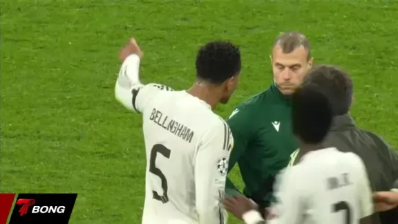 Cúp C1: Màn va chạm của Bellingham với trọng tài sau trận thua Bayern