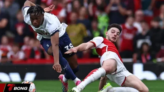 Cuộc chiến trung tuyến giữa Declan Rice và Yves Bissouma quyết định đại chiến Bắc London