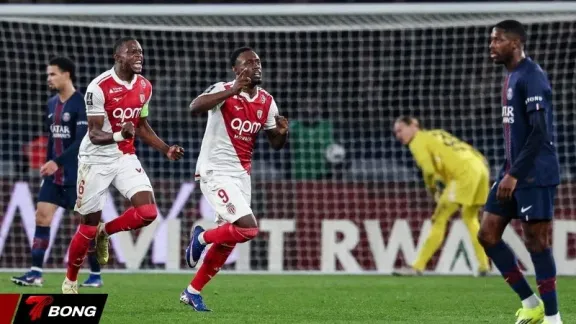 PSG Gục Ngã Trước Monaco Với Tỷ Số 1-3 Tại Ligue 1
