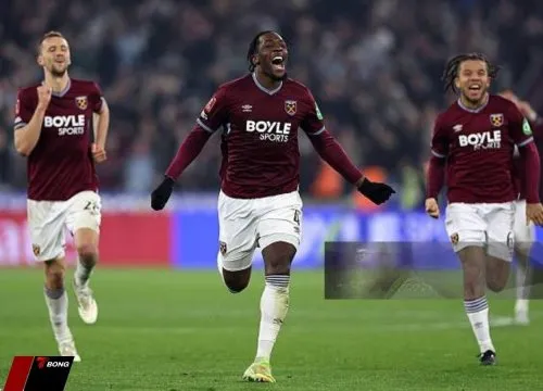 Disasi gỡ hòa phút 96 nhưng West Ham ngậm ngùi rời FA Cup sau loạt luân lưu