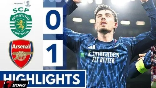 Arsenal tái thiết bản sắc và hạ Sporting nhờ bàn thắng vàng phút 90+1