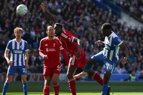 Brighton 2-1 Liverpool: Bài toán thể lực nan giải của thầy trò Slot