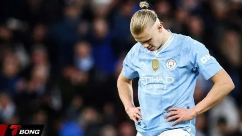 Man City đứng trước nguy cơ mất ngôi vương khi Haaland sa sút phong độ trầm trọng