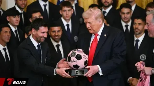 Messi Cười Tươi Khi Trump Ca Ngợi Ronaldo Tại Nhà Trắng