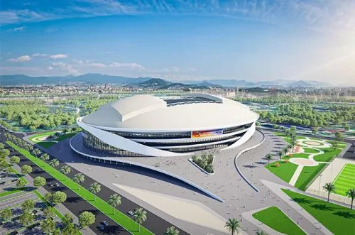 Khởi công xây dựng SVĐ hiện đại nhất Việt Nam, đủ tiêu chuẩn tổ chức World Cup
