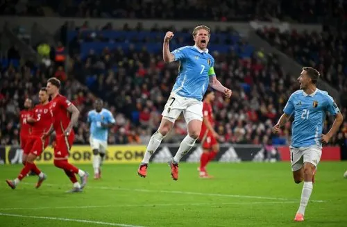 Kevin De Bruyne tỏa sáng, dẫn dắt Bỉ giành chiến thắng nghẹt thở trước Wales tại vòng loại World Cup