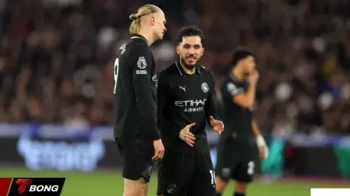 Haaland Vô Duyên, Man City Bị West Ham Cầm Hòa