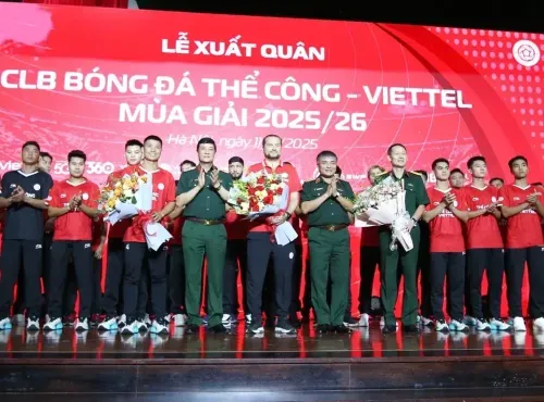 Thể Công Viettel đặt mục tiêu vô địch V.League 2025/26