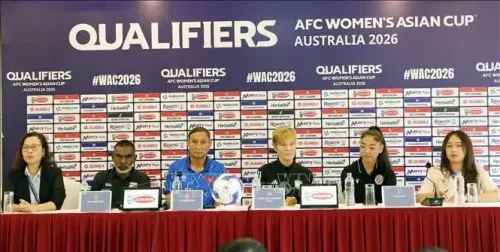 Họp báo bảng E vòng loại giải bóng đá nữ châu Á 2026: Mục tiêu của Việt Nam