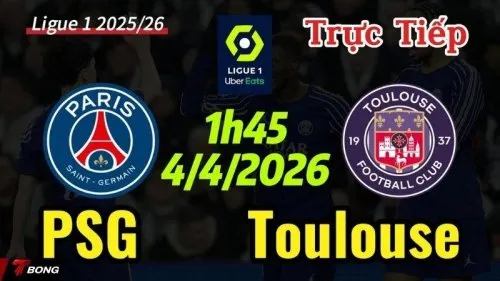 PSG đối đầu Toulouse trong bối cảnh chuẩn bị tứ kết Champions League gặp Liverpool