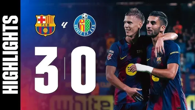 Video highlight: FC Barcelona VS Getafe [22-09-25] • La Liga