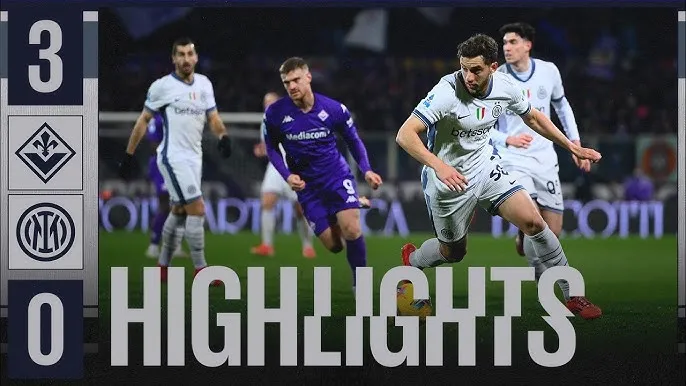 VIDEO bàn thắng Fiorentina vs Inter: 3-0 (Vòng 14 Serie A 2024/25)