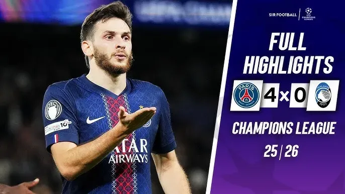 Video highlight: Paris Saint Germain VS Atalanta [18-09-25] • UEFA Champions League