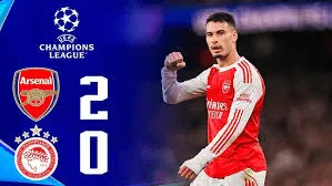 Video highlight: Arsenal F.C. VS Olympiacos F.C. [02-10-25] • UEFA Champions League