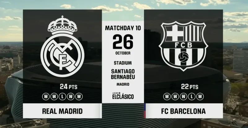 Video highlight: Real Madrid vs. Barcelona [26-10-25] • La Liga