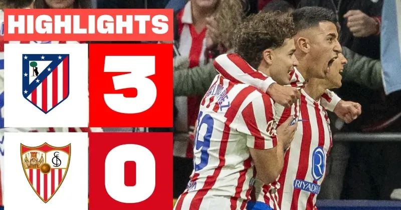 Video highlight: Atletico Madrid vs Sevilla [01-11-25] • La Liga