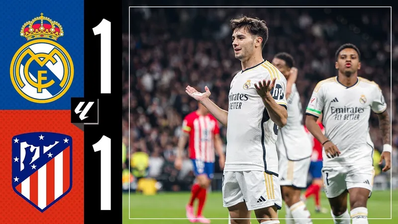 Real Madrid 1-1 Athletico: Mbappe gỡ hoà 1-1 cho Real
