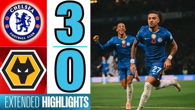 Video highlight: Chelsea VS Wolverhampton [09-11-25] • English Premier League