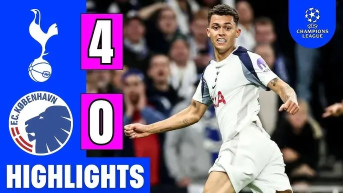 Video highlight: Tottenham VS FC Copenhagen [05-11-25] • UEFA Champions League
