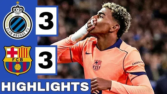 Video highlight: Club Brugge VS Barcelona  [06-11-25] • UEFA Champions League