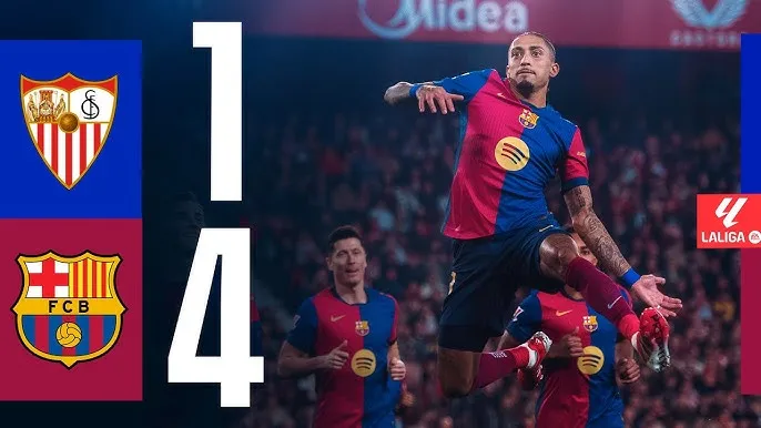 Sevilla 1-4 Barca: Pha nâng tỉ số lên 4-1 của Eric García