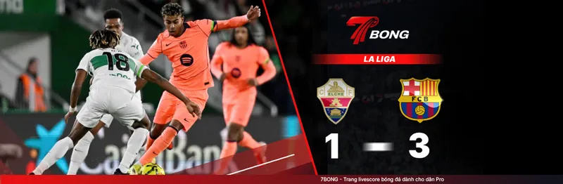 Video highlight: Elche VS Barcelona [01-02-26] • Spanish La Liga