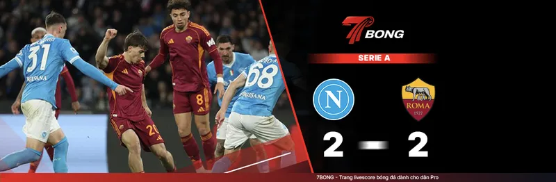 7BONG highlight: Napoli VS AS Roma [16-02-26] • Italian Serie A