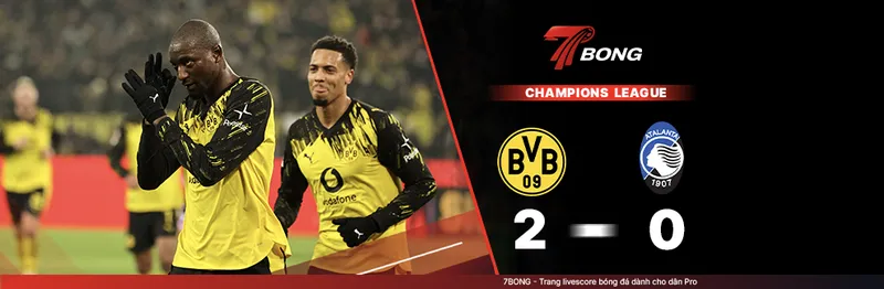 7BONG highlight: Dortmund VS Atalanta [18-02-26] • UEFA Champions League