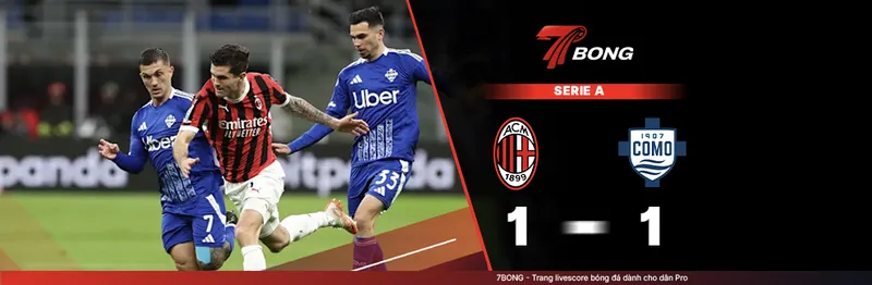 7BONG highlight: AC Milan VS Como [19-02-26] • Italian Serie A